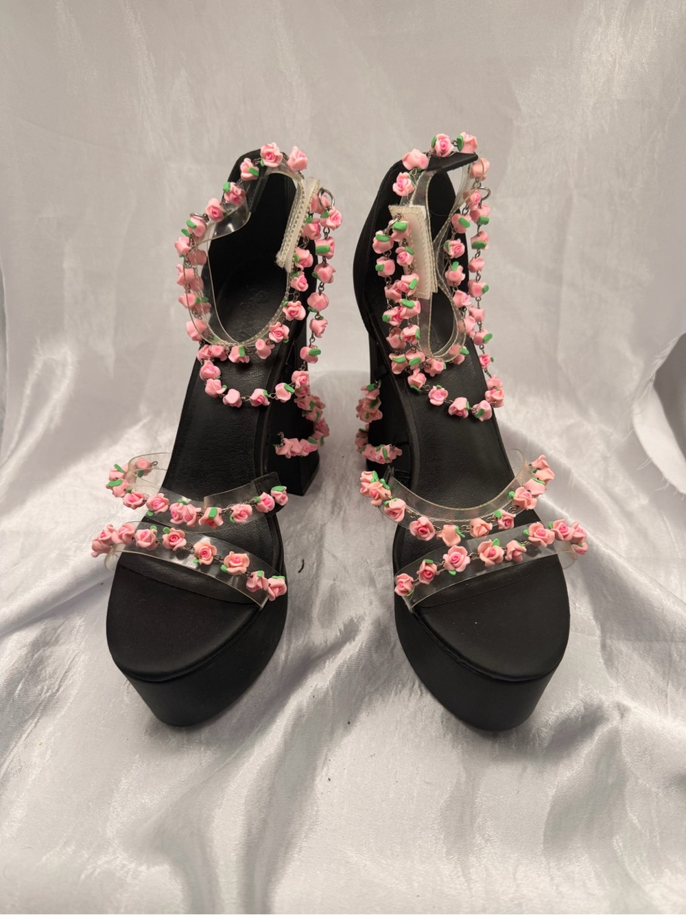 Sugar Thrillz Rosey Pixie Queen Rose Platform Heels Dolls Kill